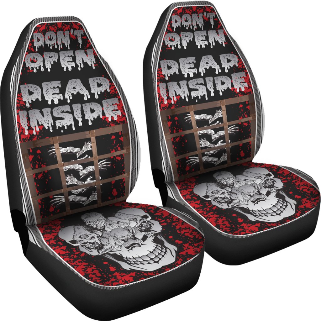Zombie Themed Print Universal Fit Car Seat Covers